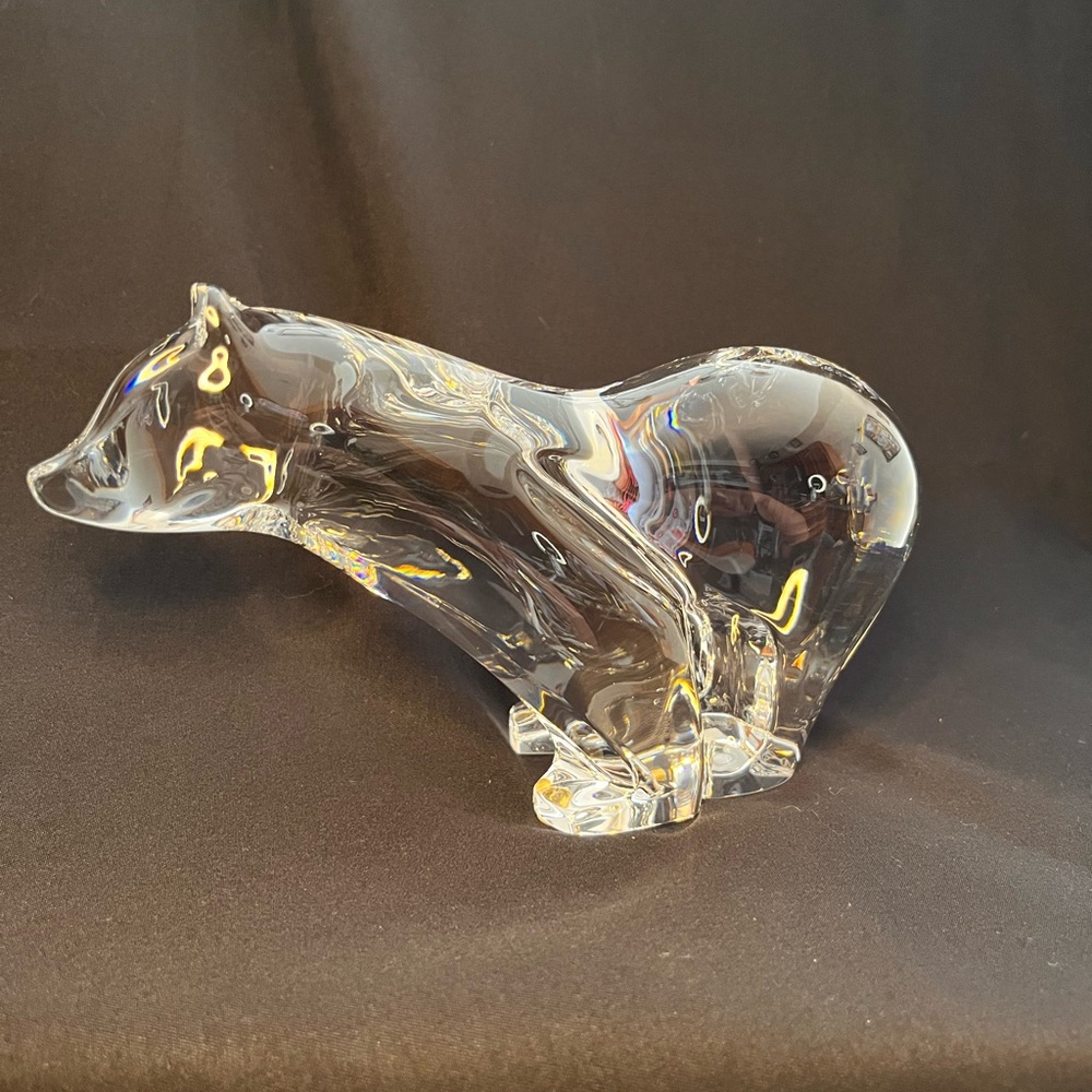 Baccarat Crystal Bear Special Edition RARE - Picture 1 of 8